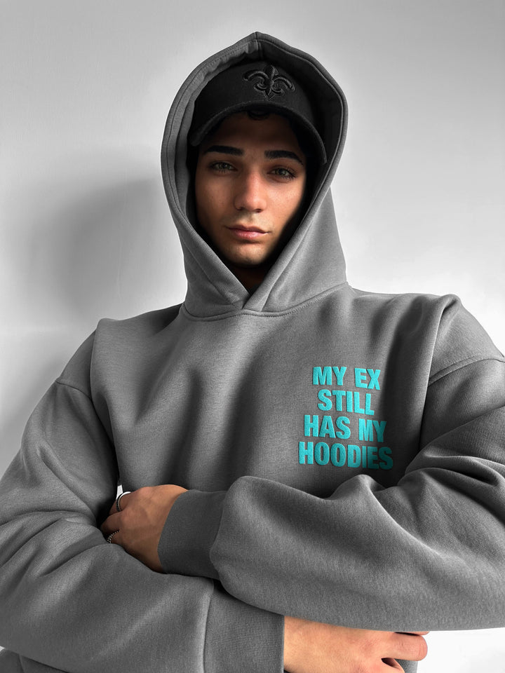 Oversize EX Part II Hoodie - Anthracite