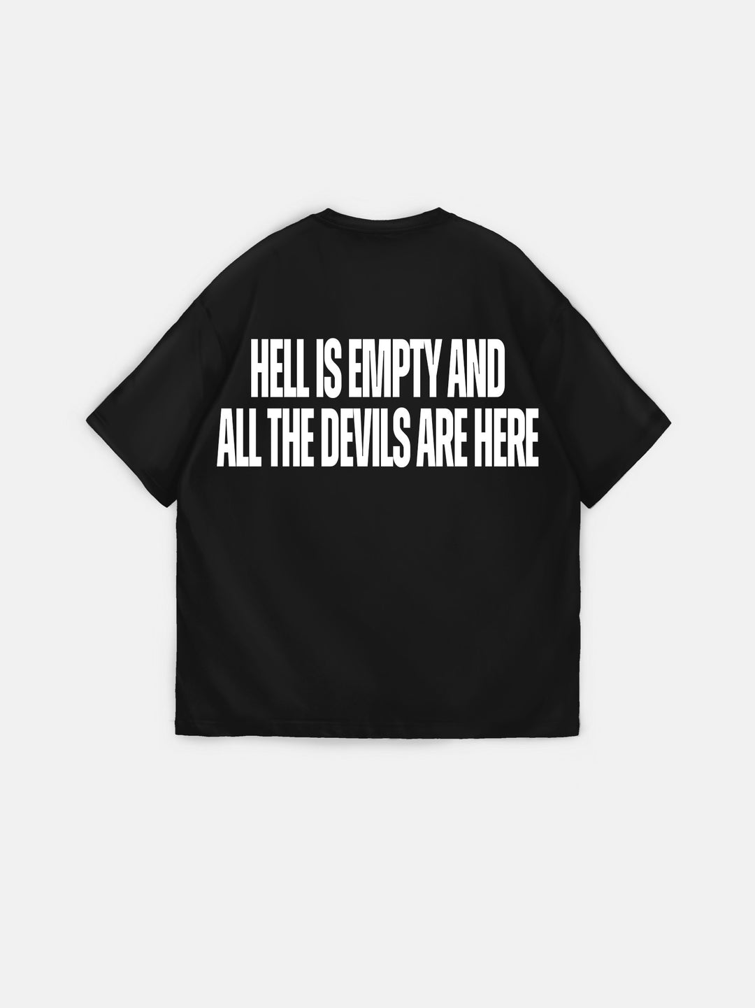Oversize Statement T-shirt - Black