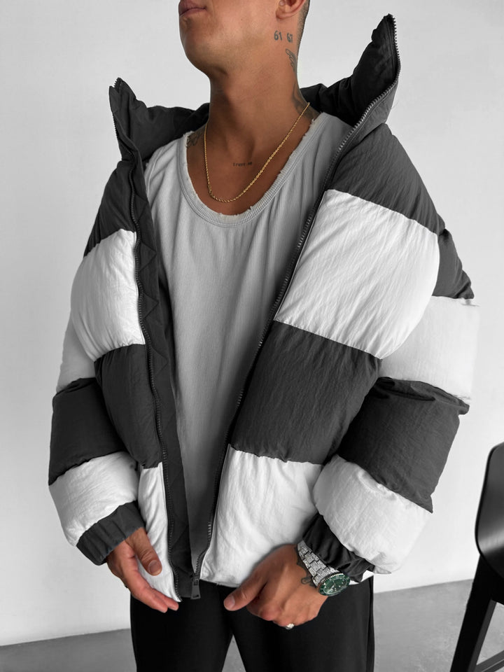 Oversize Puffer Jacket - Anthracite