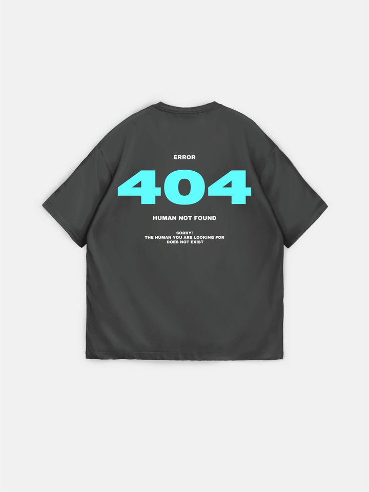 Oversize 404 T-shirt - Anthracite