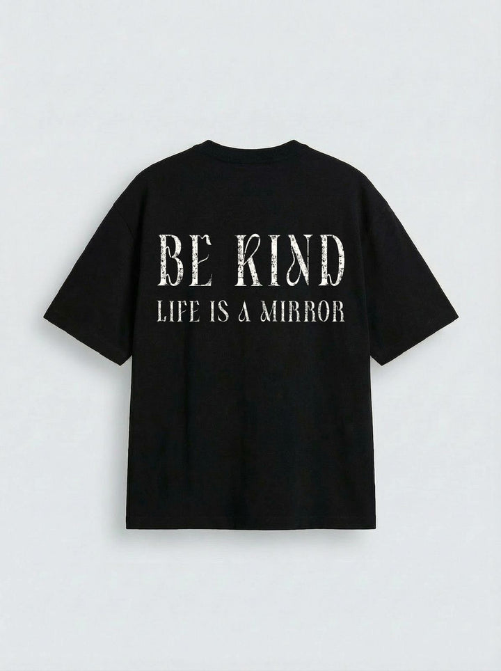 Oversize Be Kind T-shirt - Black