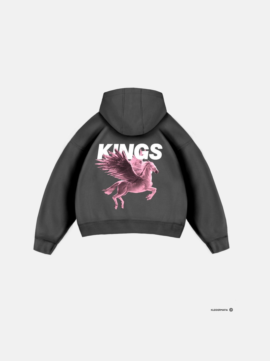 Oversize Women Kings Hoodie - Anthracite