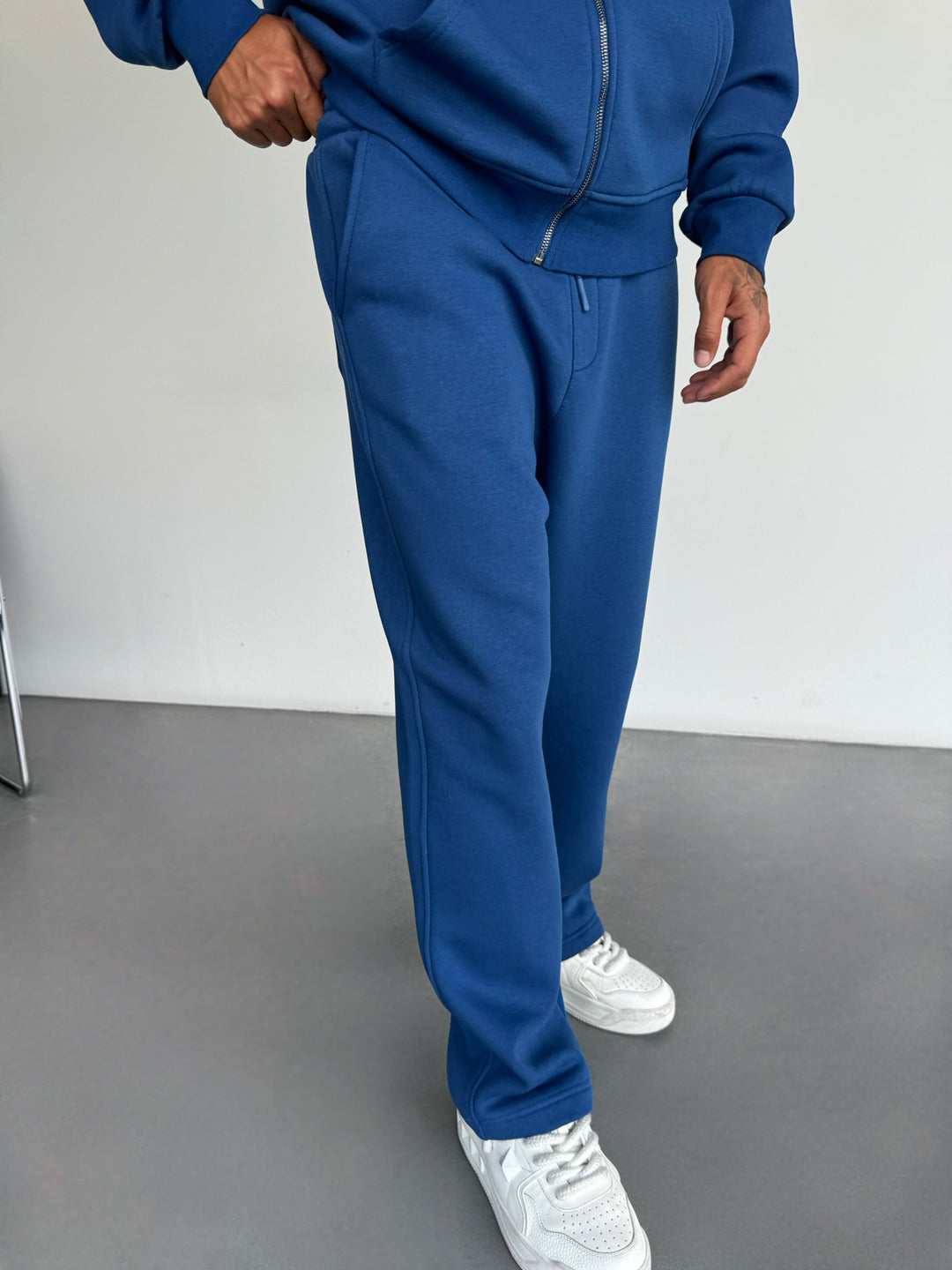 Basic Trousers - Navy Poeny