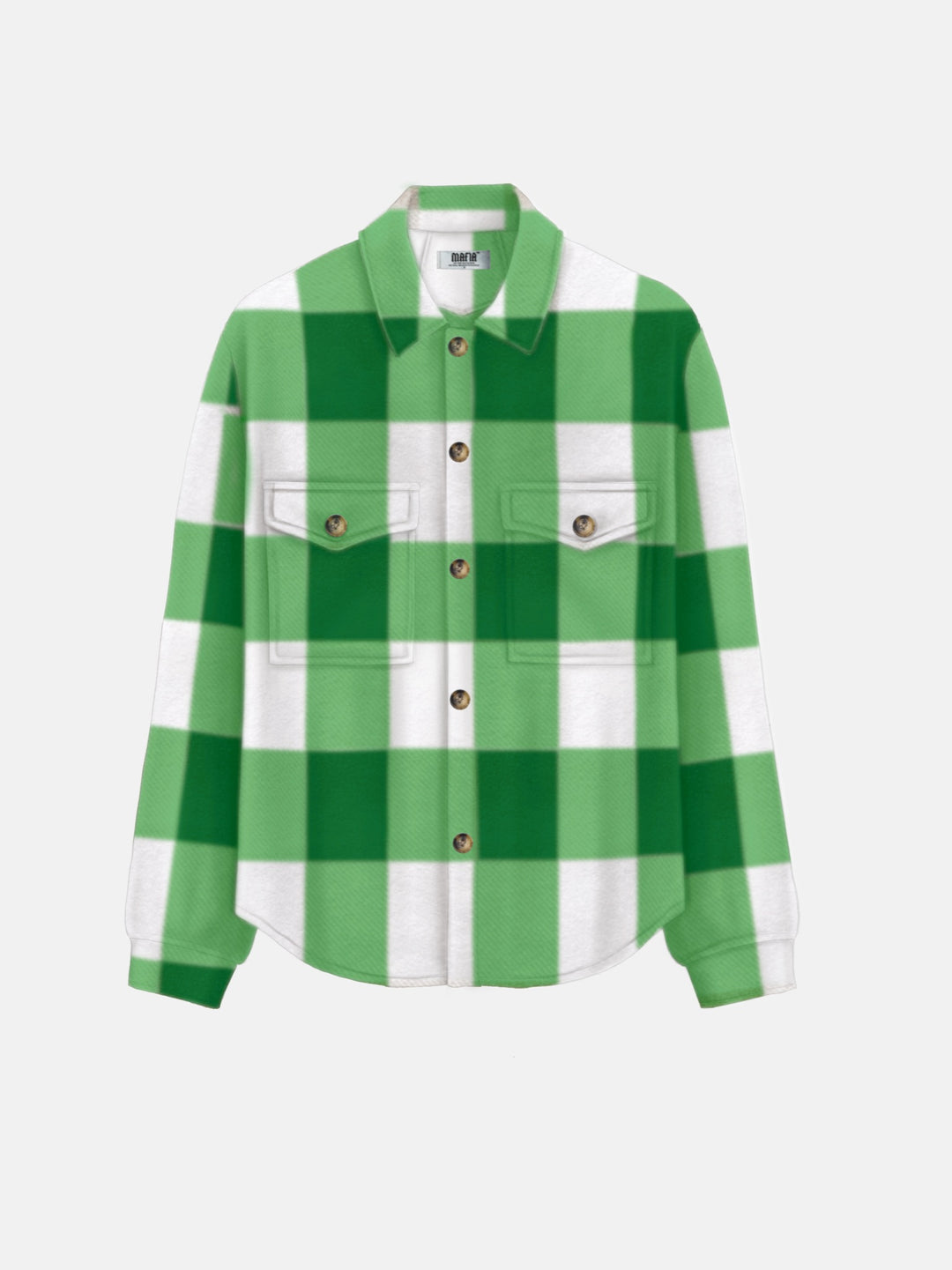 Regular Fit Pocket Fleece Shirt - Green