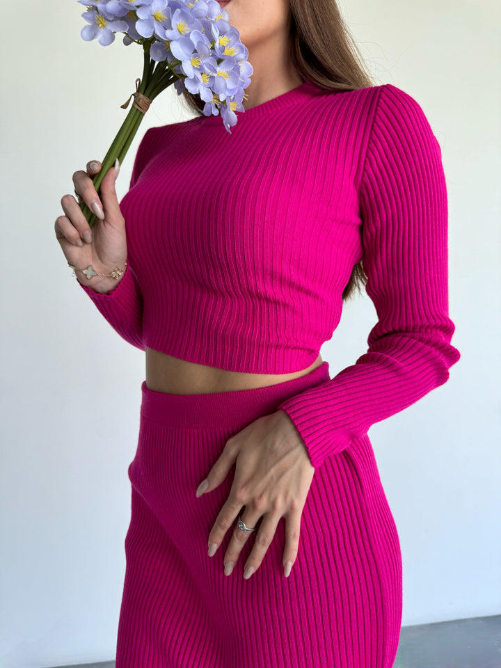 Knit Sweater - Bubblegum