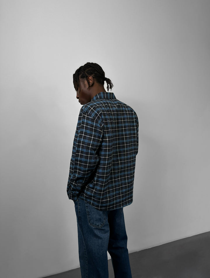 Regular Fit Classic Check Shirt - Sax