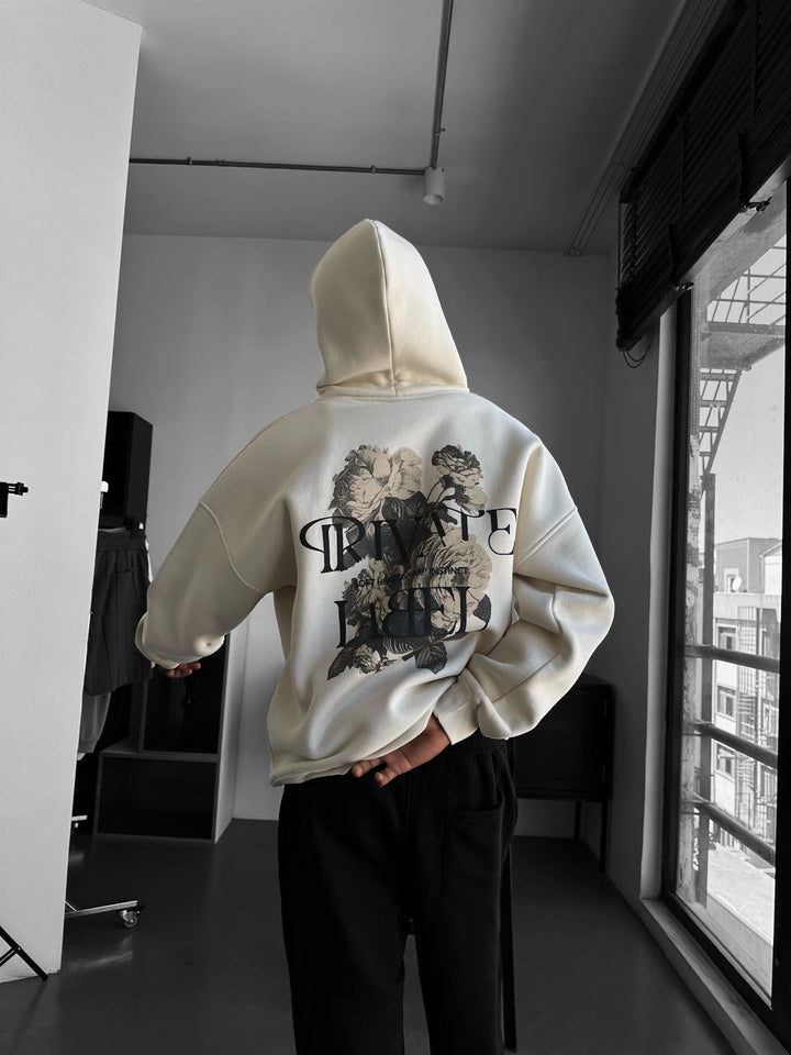Oversize Private Label Hoodie - Beige