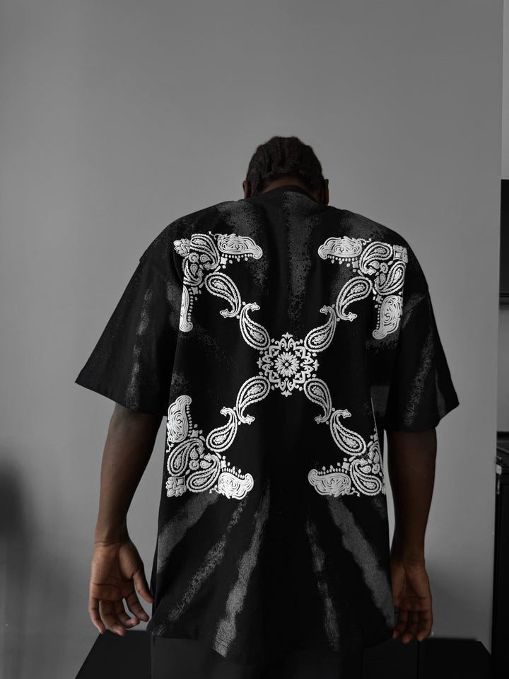 Oversize 'Sacred' T-Shirt - Black