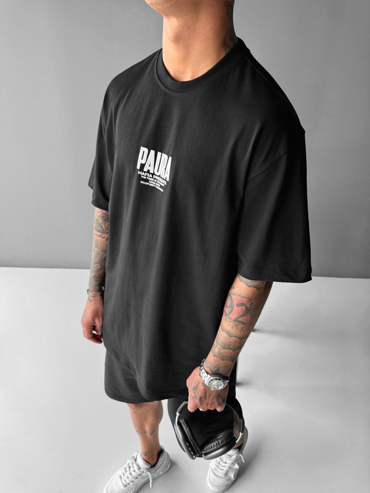 Oversize Paura T-shirt - Black