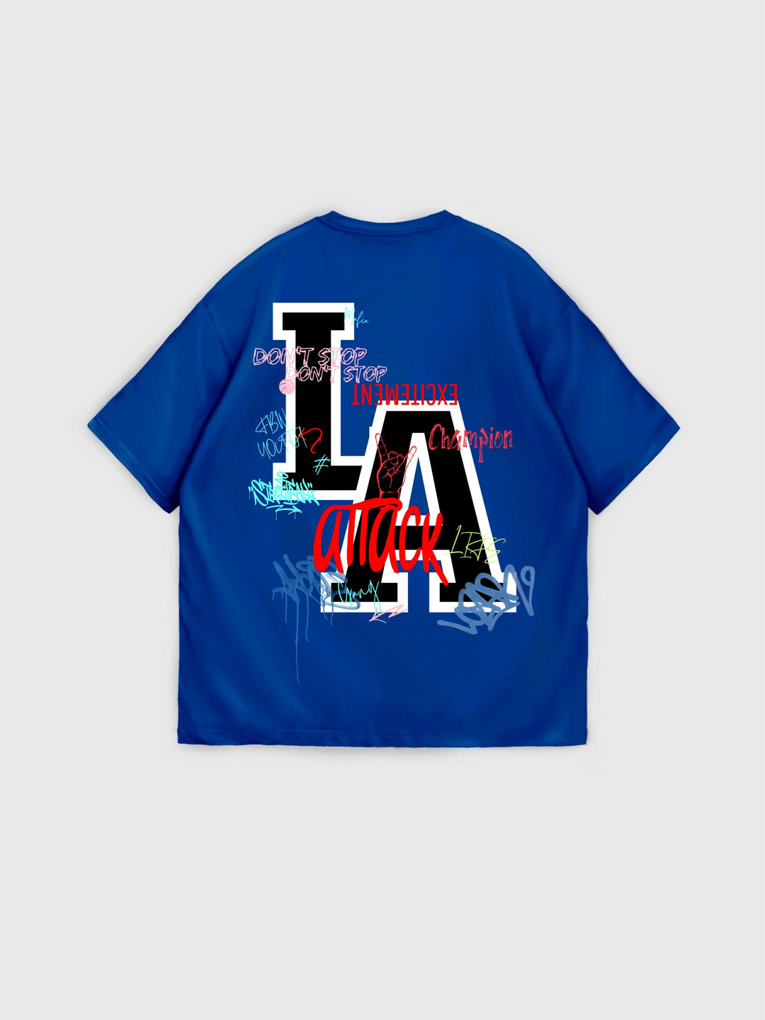 Oversize L.A T-shirt - Saks