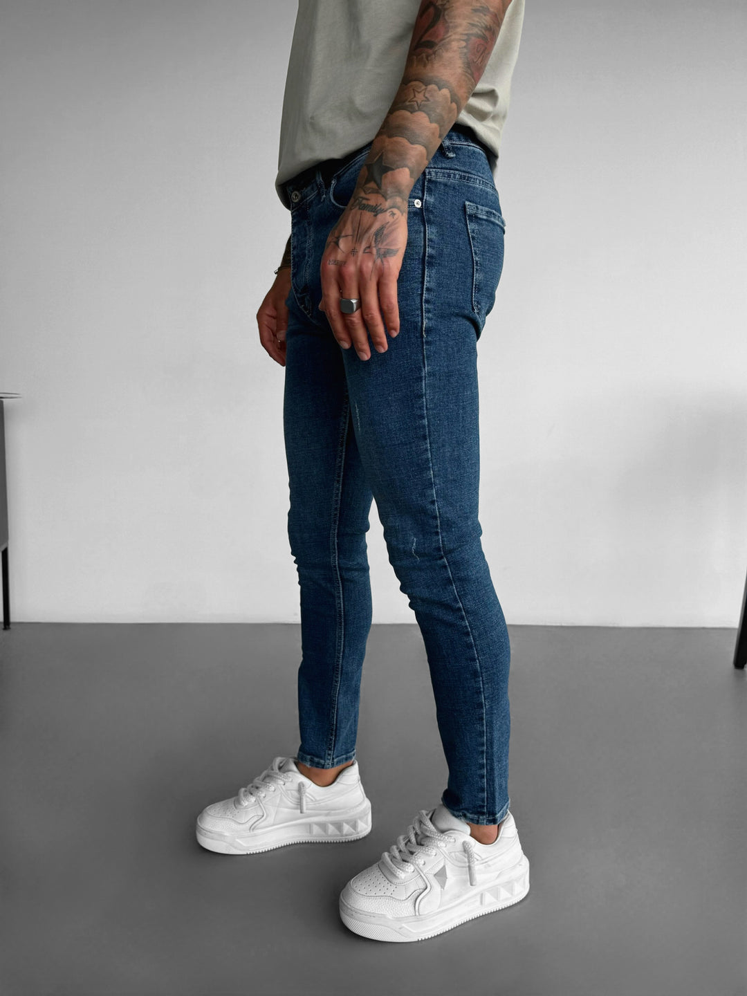 Slim Fit Jeans - Dark Blue