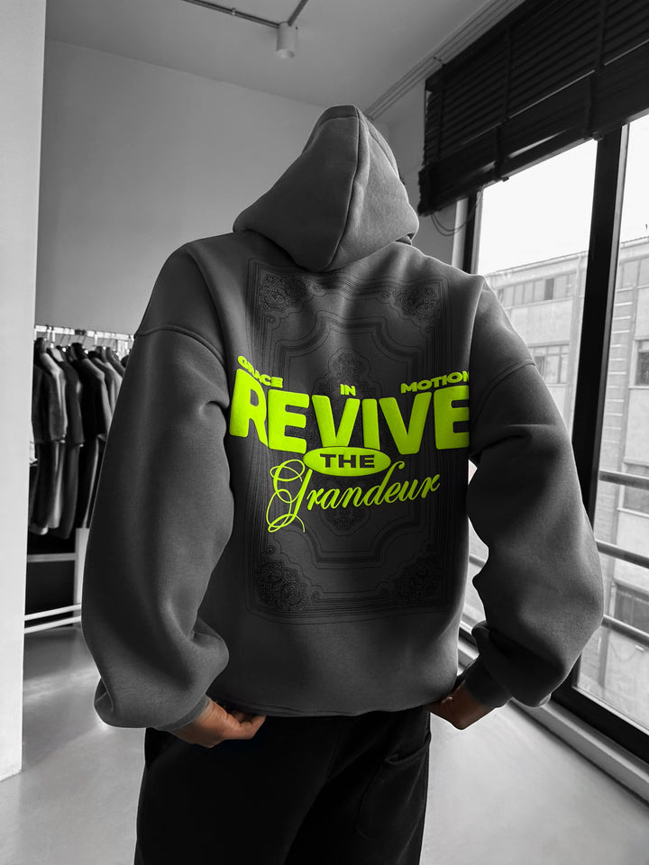 Oversize Revive Hoodie - Anthracite