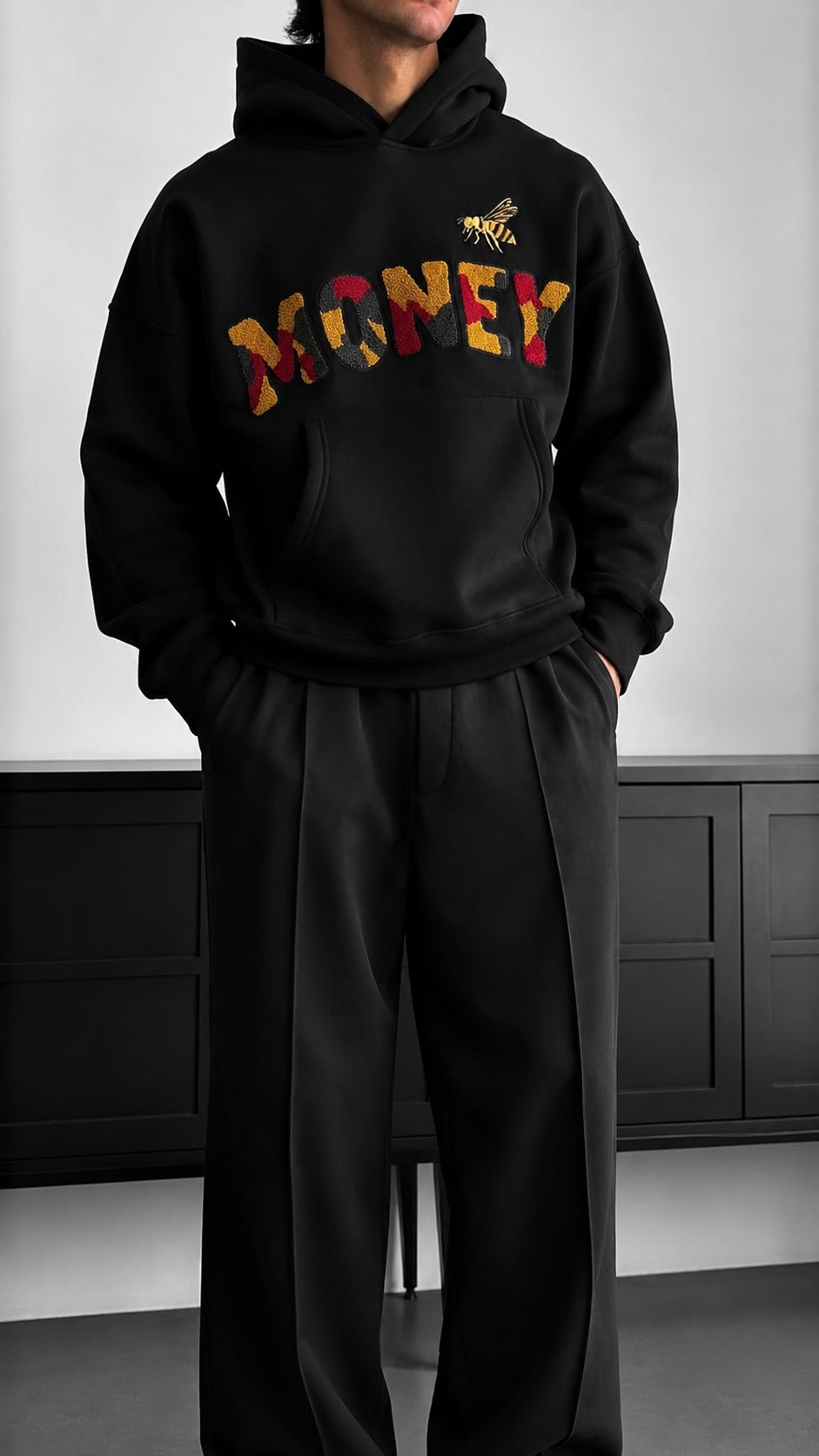 Oversize Money Hoodie - Black
