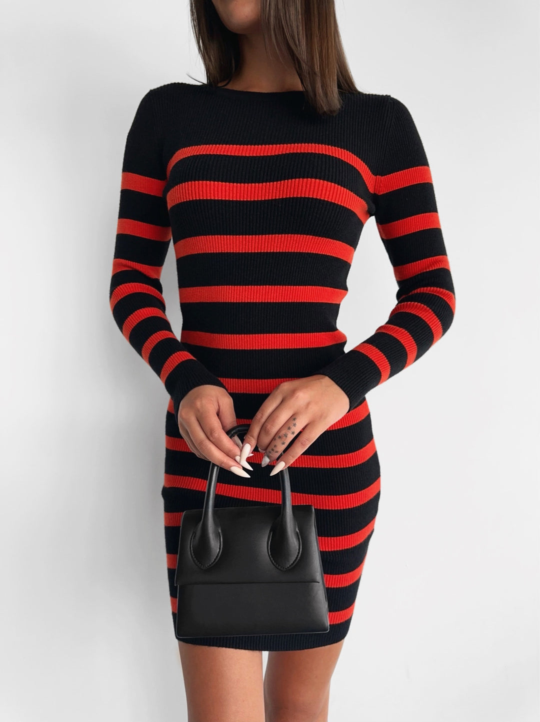 Mini Zebra Dress - Orange