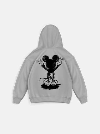Oversize Mouse Hoodie - Grey