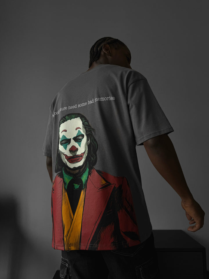 Oversize "Future Memories" T-Shirt - Anthracite