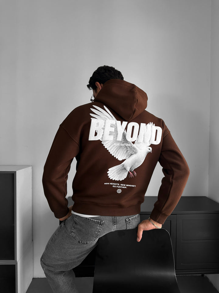 Oversize Beyond Hoodie - Brown