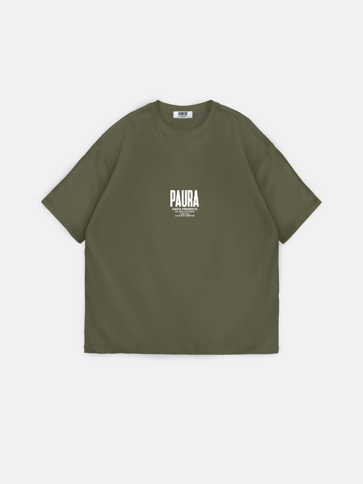 Oversize Paura T-shirt - Moss