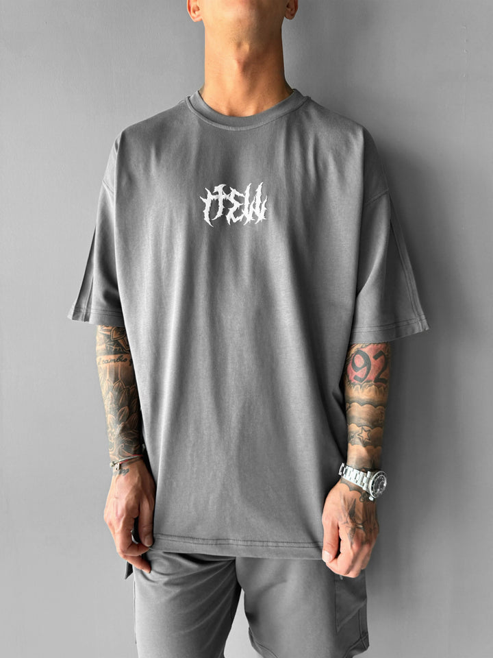 Oversize Hell T-shirt - Anthracite