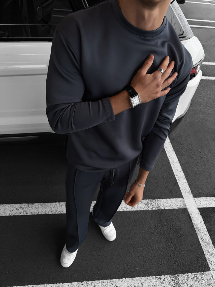 Oversize Diver Sweatshirt - Anthracite