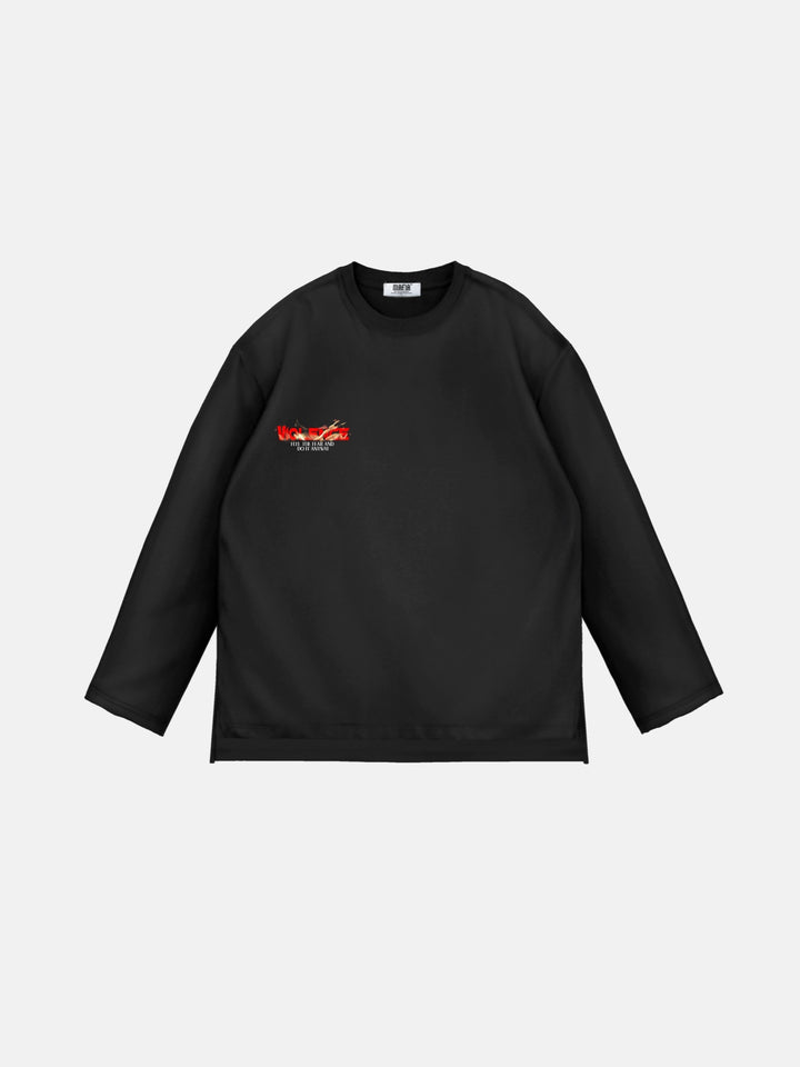 Oversize Violence Sweater - Black