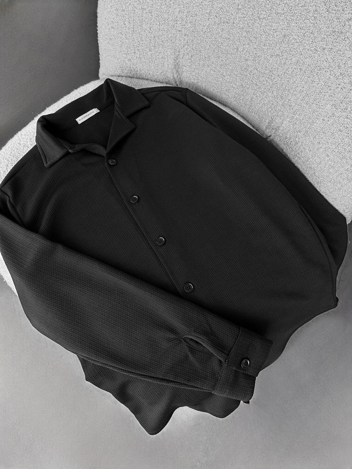 Comfort Suit Shirt - Black