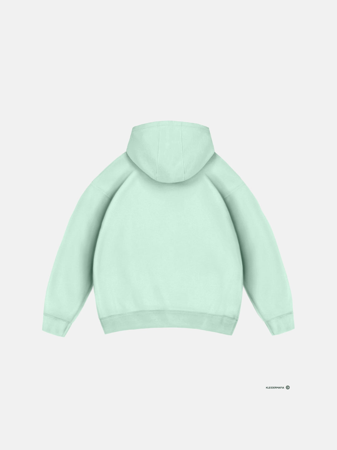 Oversize Basic Hoodie - Misty Jade