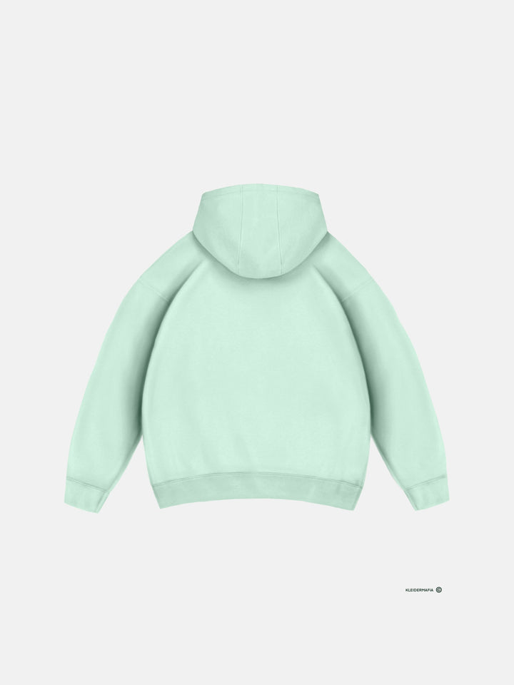 Oversize Basic Hoodie - Misty Jade