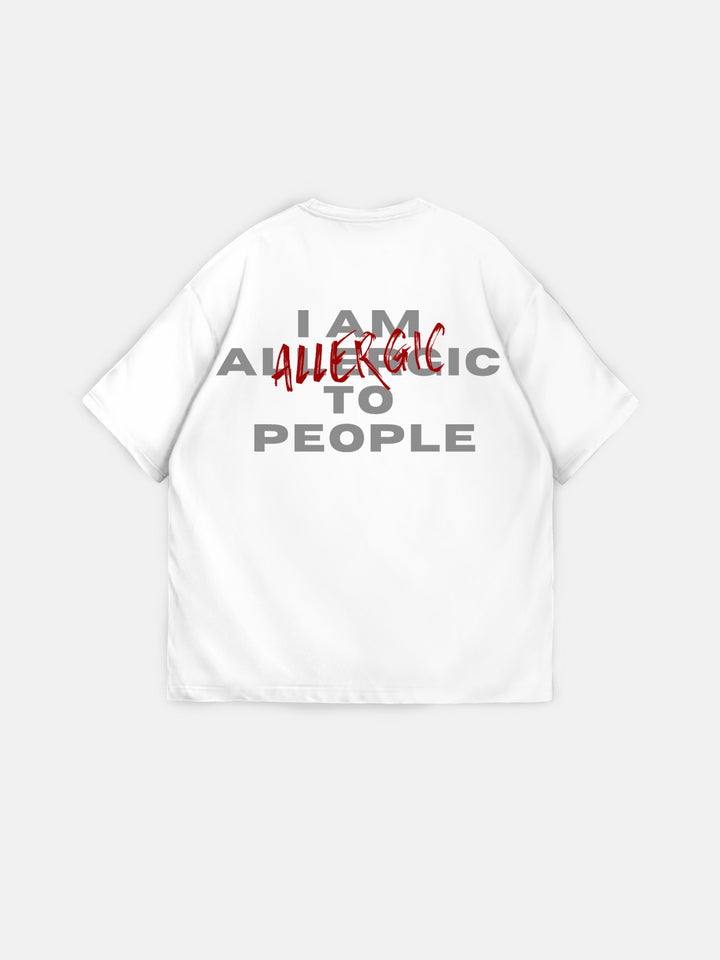 Oversize Allergic T-Shirt - Ecru