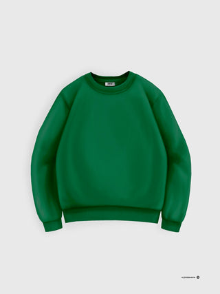 Oversize Sweatshirt - Forest Green