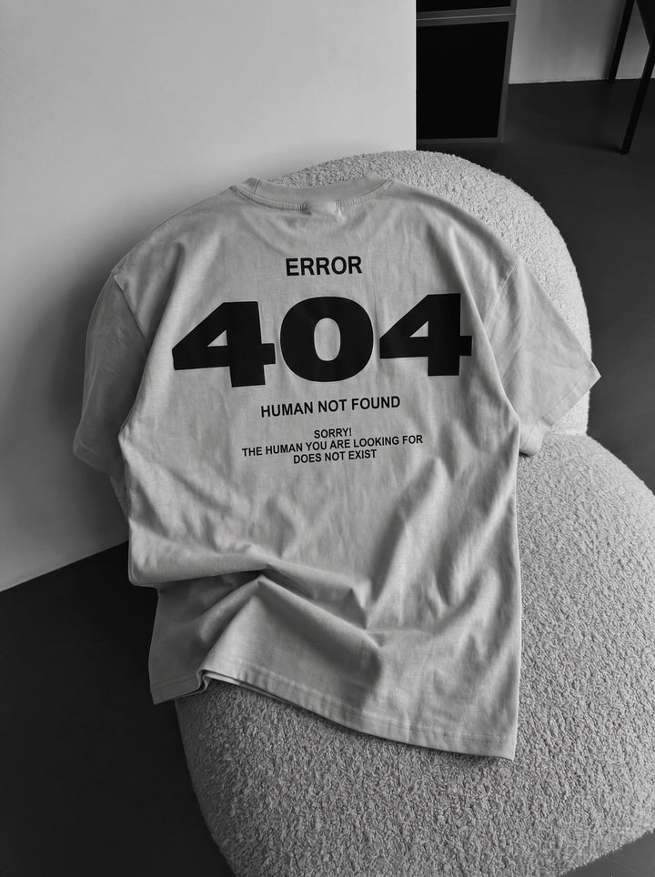 Oversize 404 T-shirt - Grey