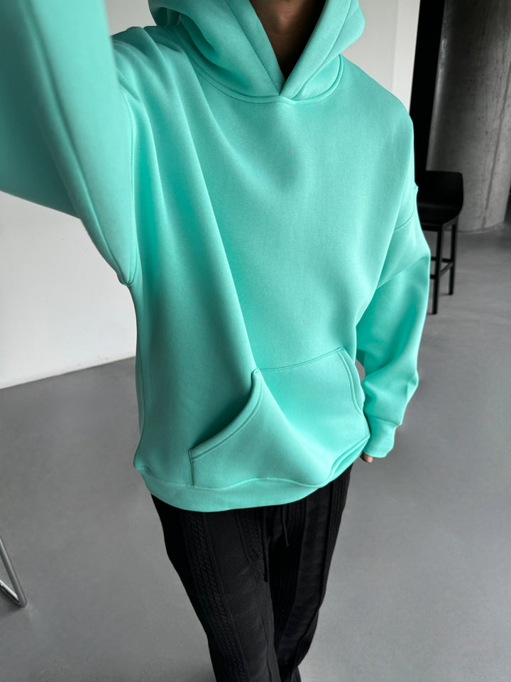 Oversize Basic Hoodie - Beveled Glass