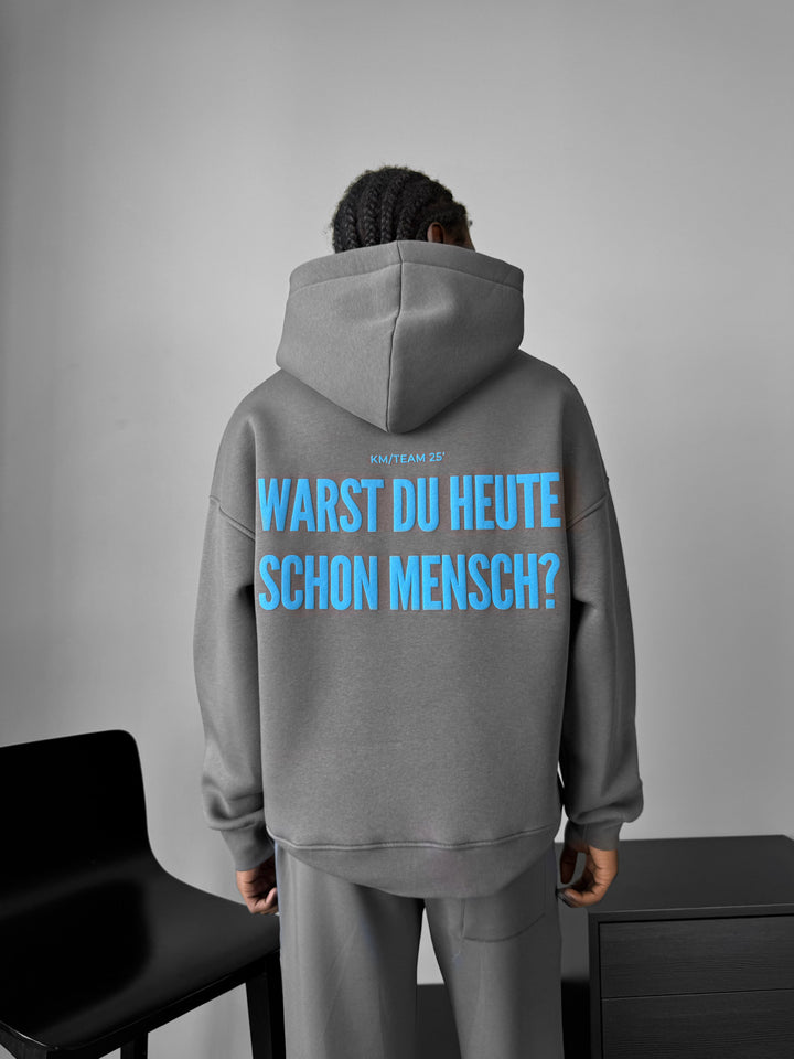 Oversize Mensch Hoodie - Anthracite