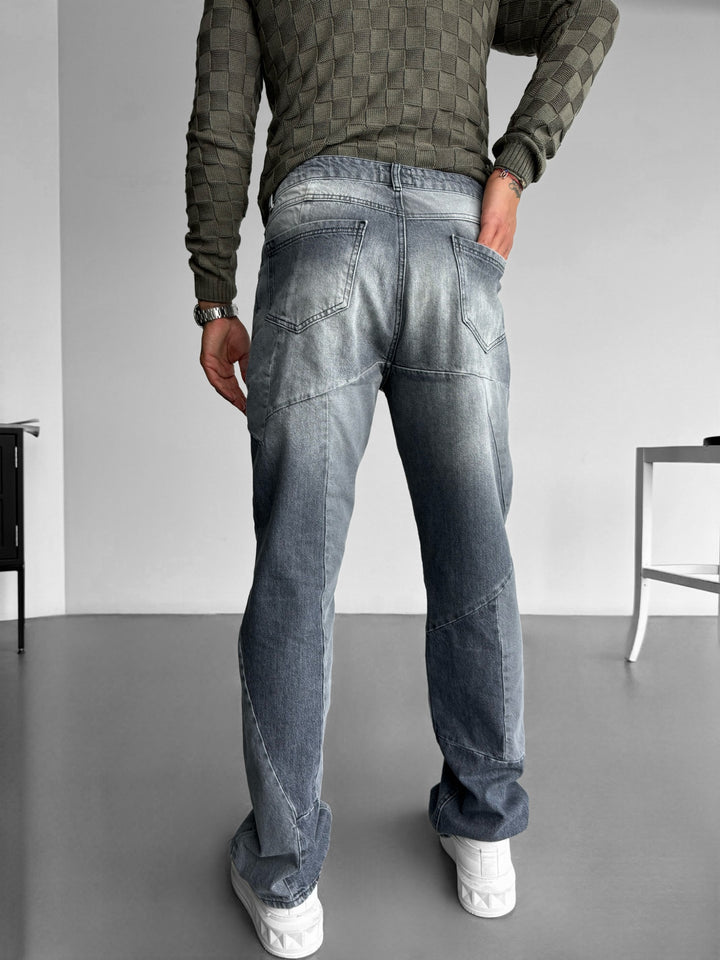 Baggy Piece of fabric Jeans - Grey