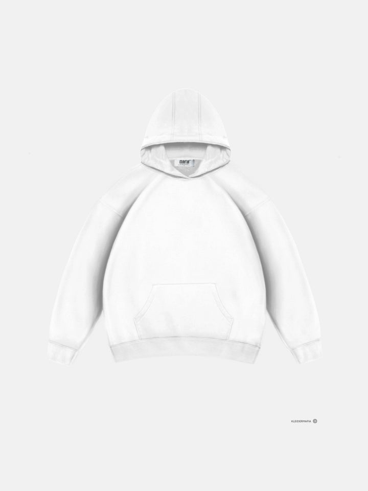 Oversize Basic Hoodie - White