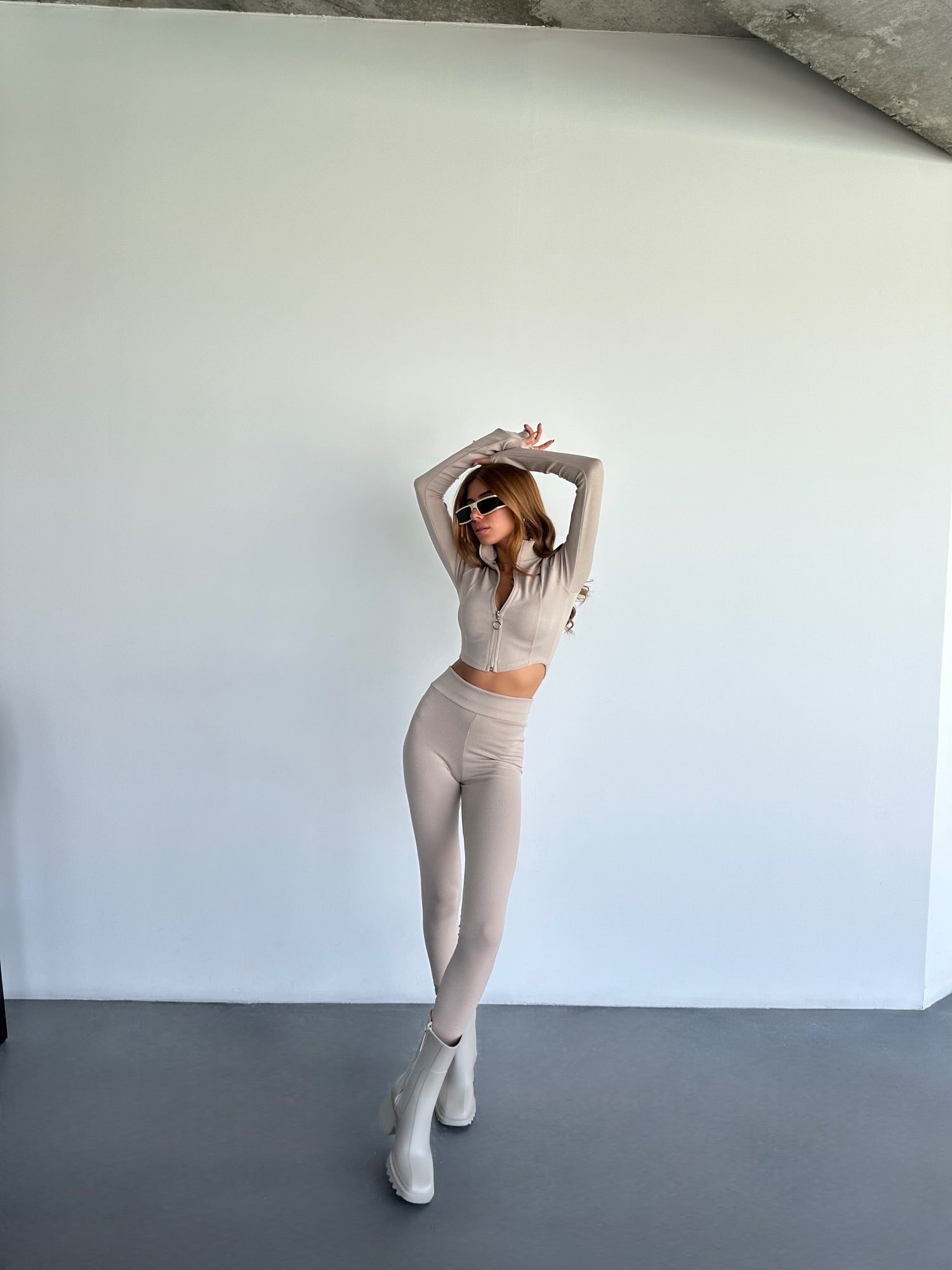 Yoga Leggings Beige