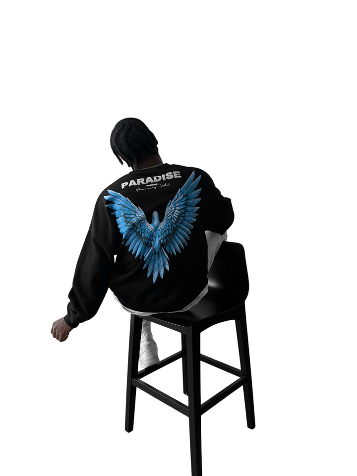 Oversize Paradise Sweater - Black