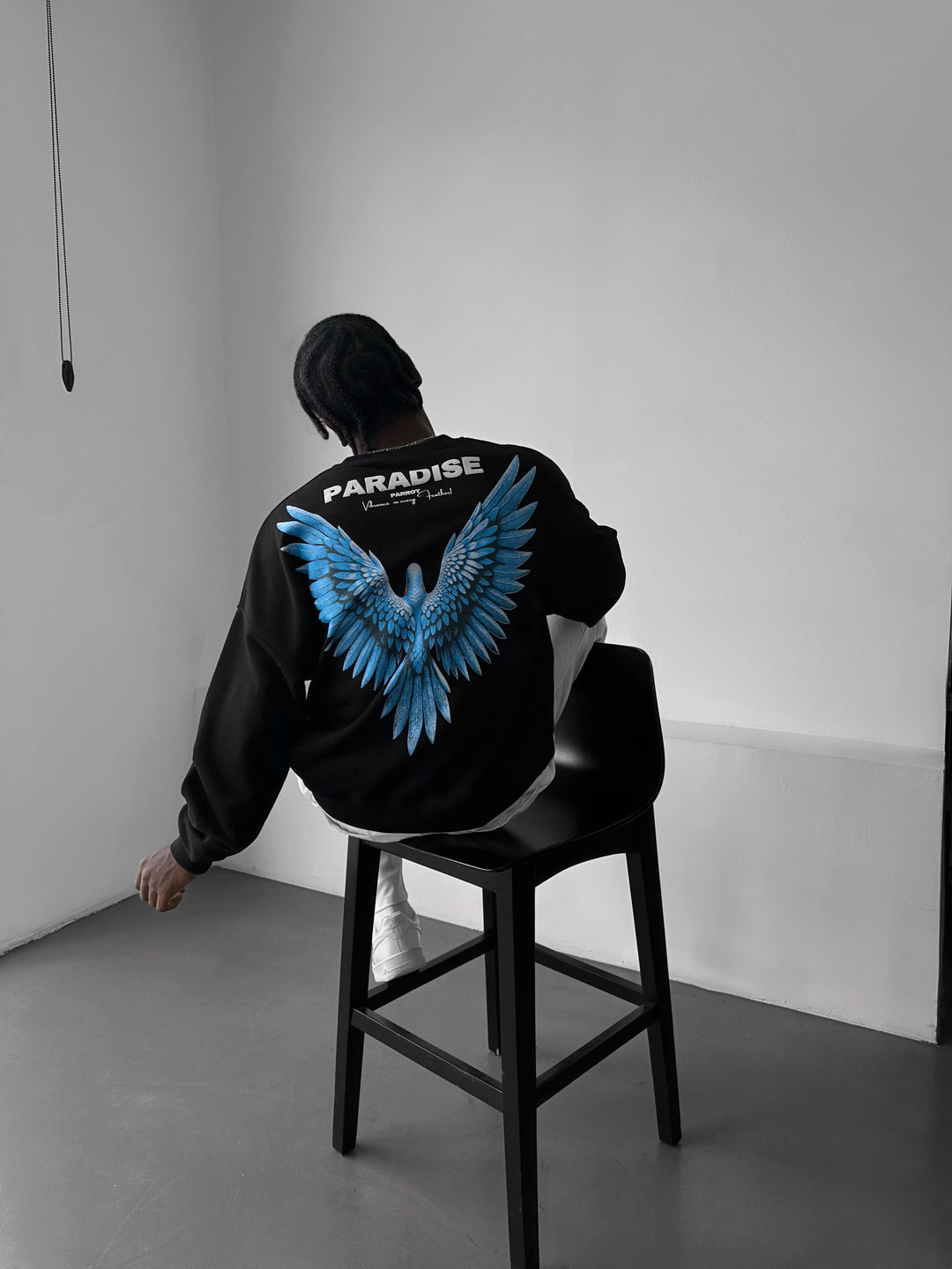 Oversize Paradise Sweater - Black