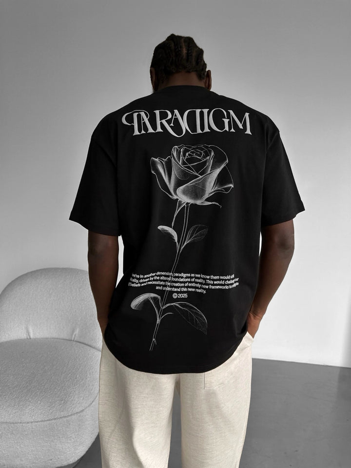 Oversize Paradigm T-Shirt - Black and Grey