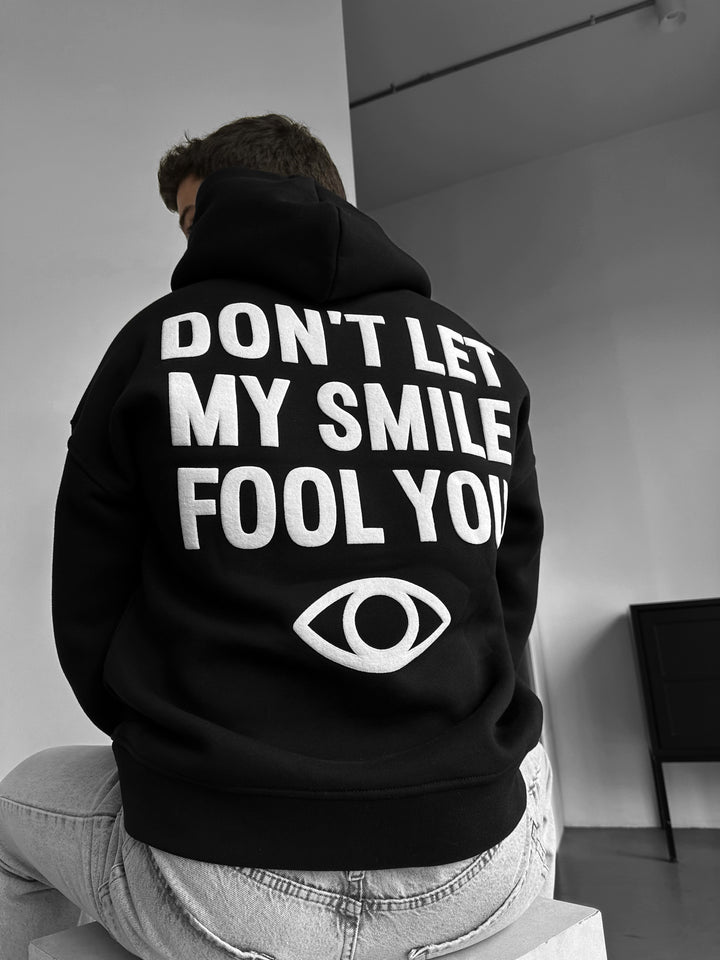 Oversize Fool You Hoodie - Black