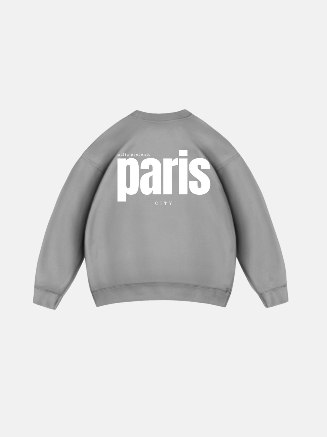 Oversize Paris Sweater - Dark Grey