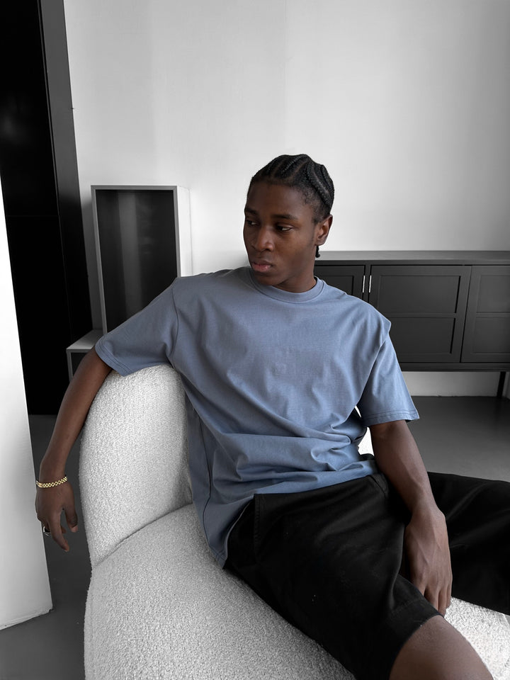 Oversize Basic T-Shirt - Stormy Weather