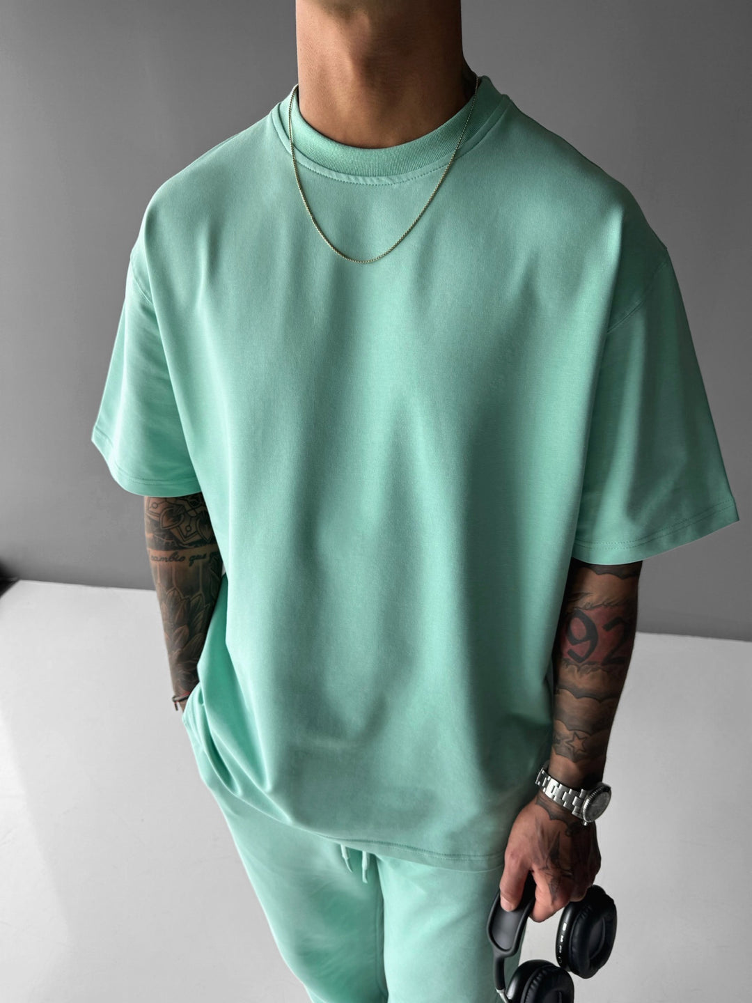 Oversize Basic T-Shirt - Mint