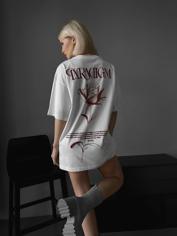 Oversize Paradigm T-Shirt - Ecru