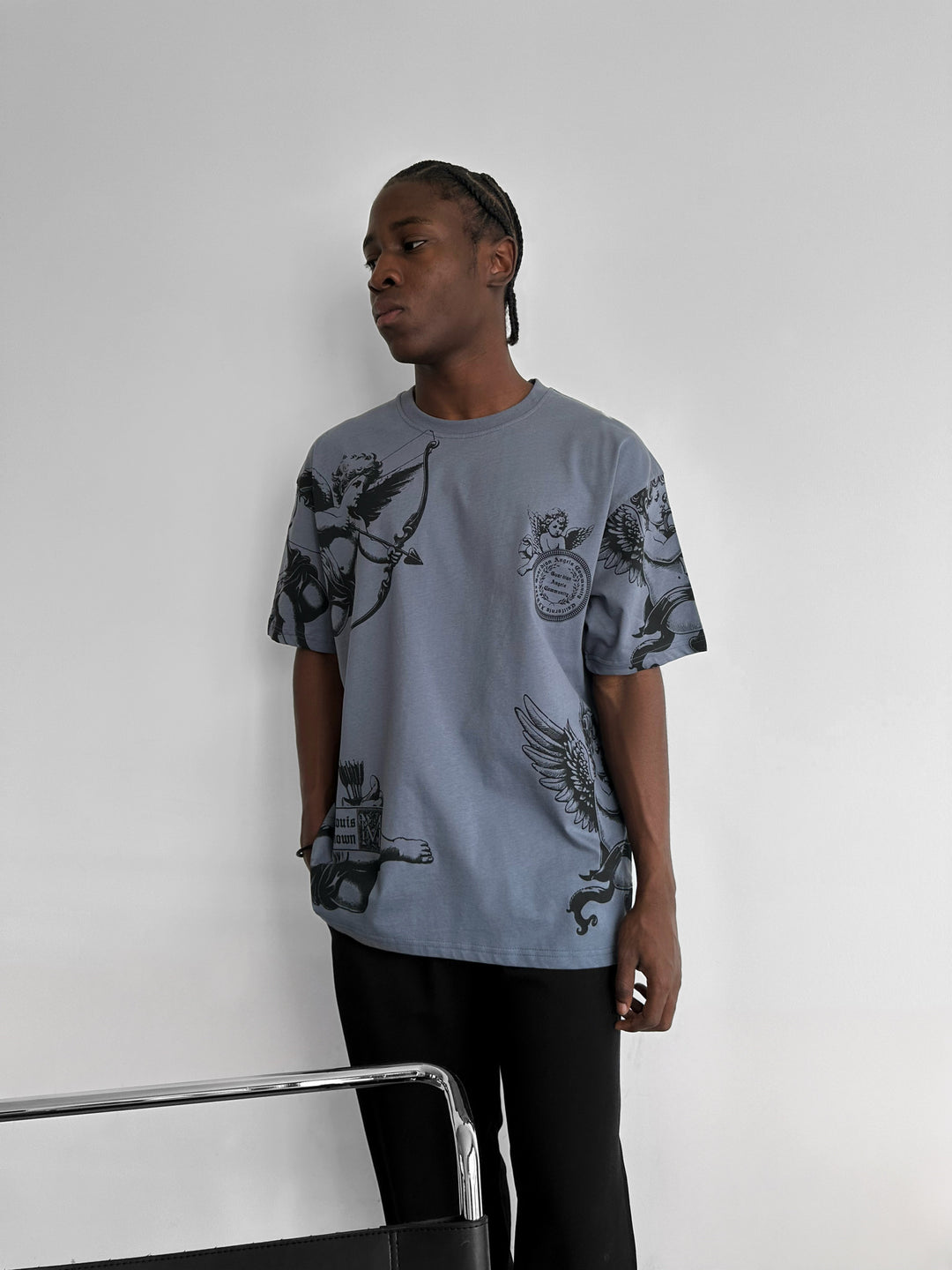 Oversize Guardian Angels T-Shirt - Stormy Weather