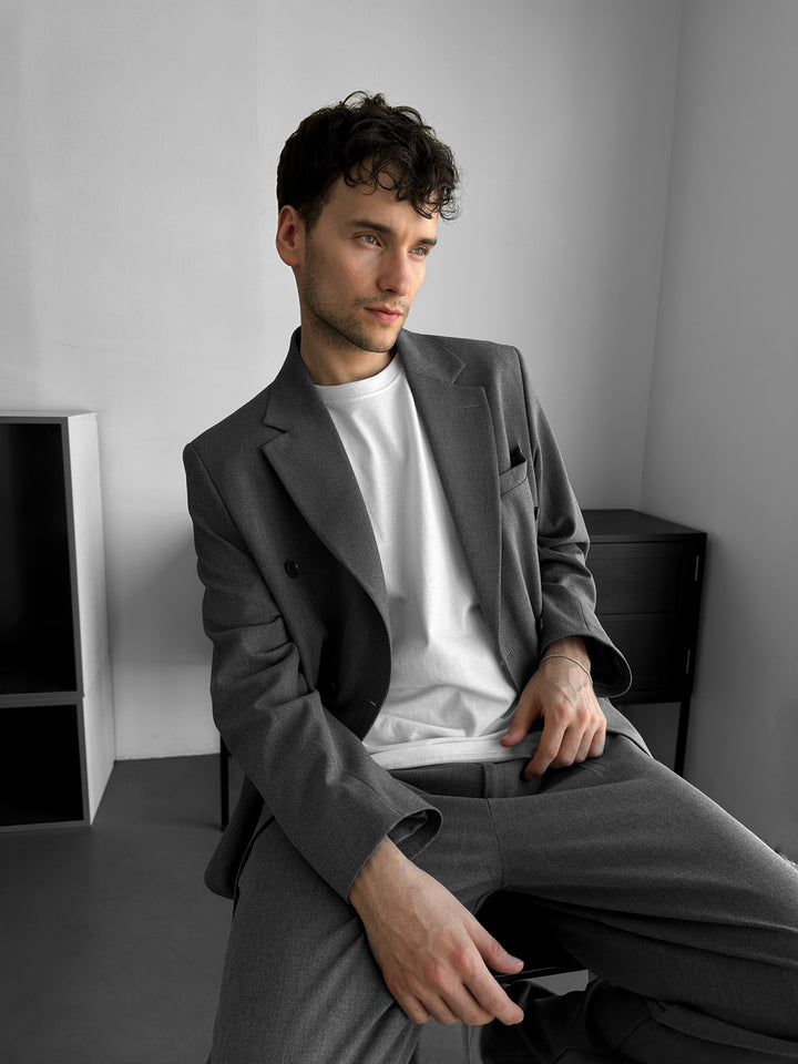 Oversize Tailored Suit - Anthracite