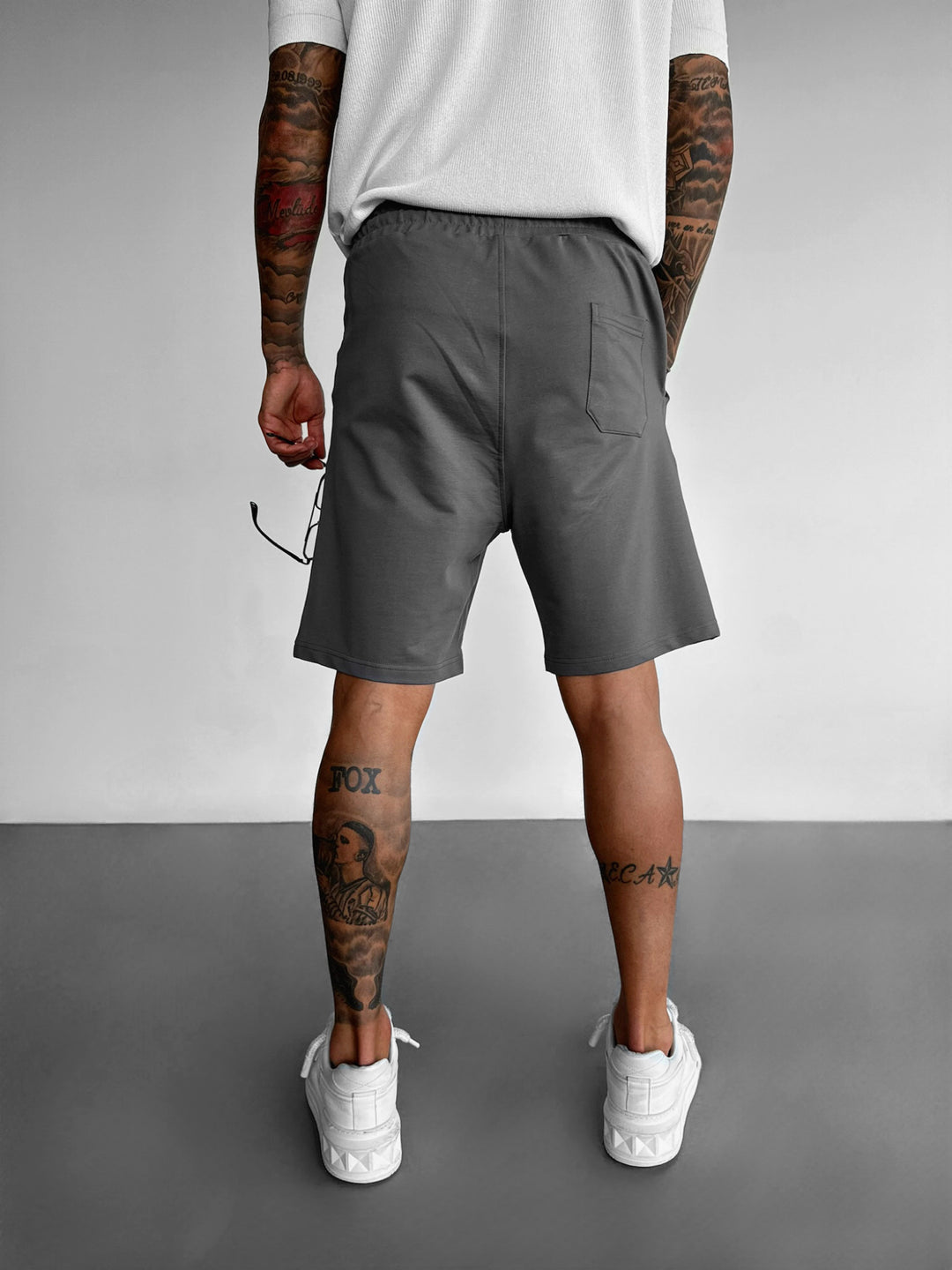 Loose Fit Shorts - Anthracite