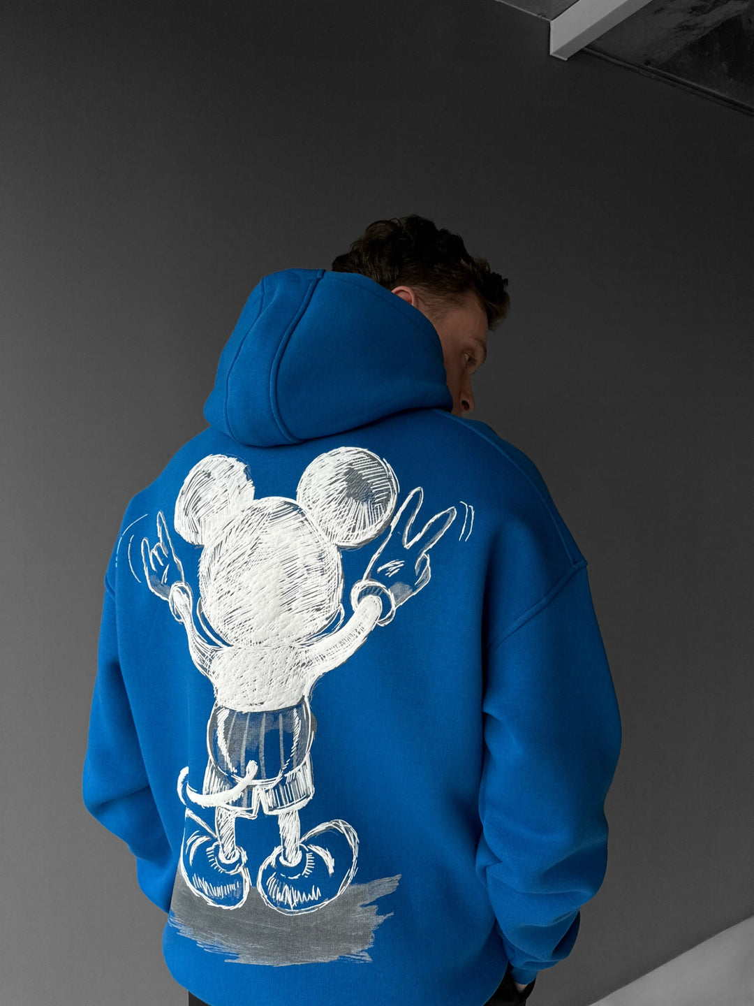 Oversize Mouse Hoodie - Saks