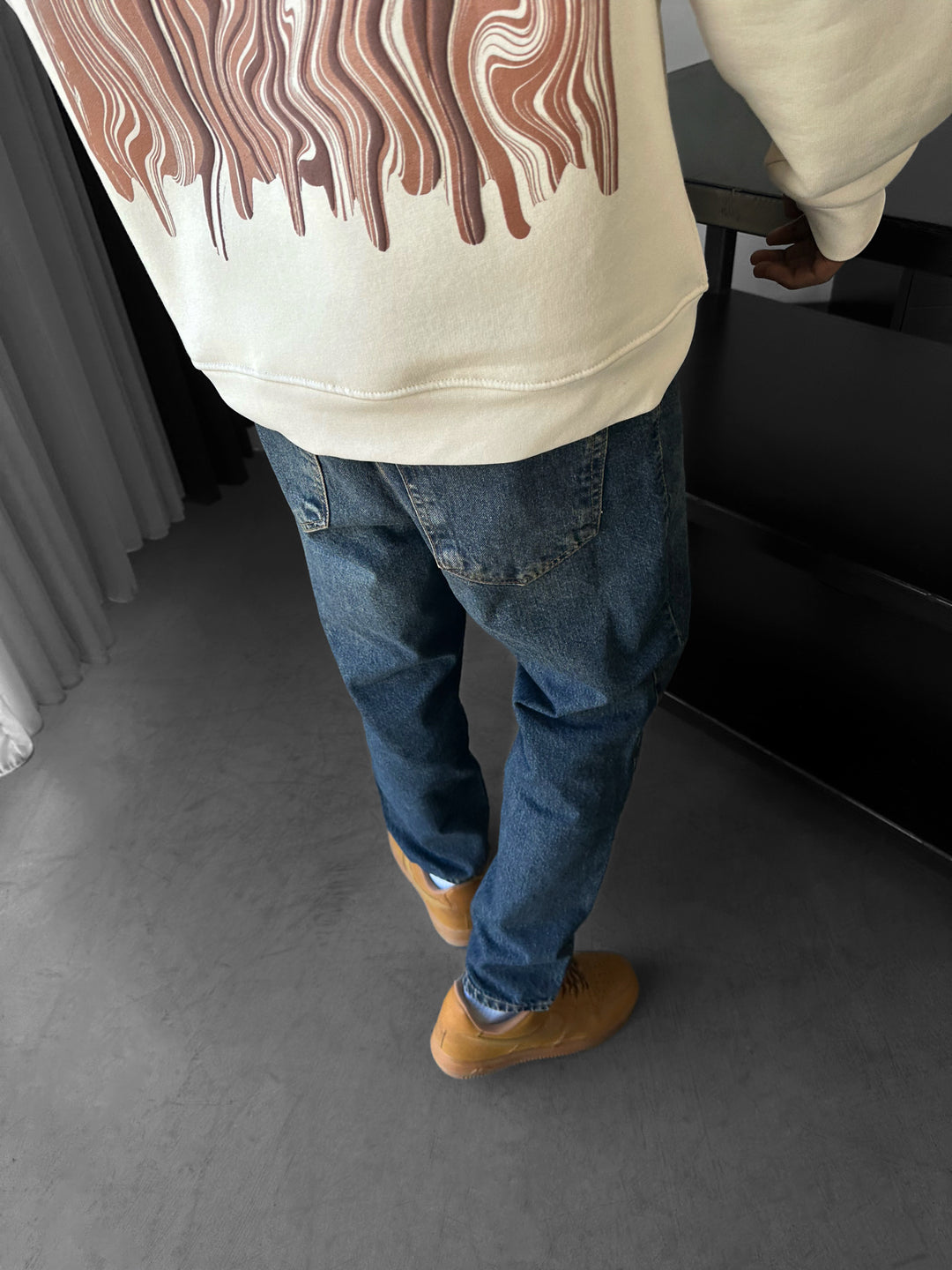 Baggy Fit Jeans - Dark Blue