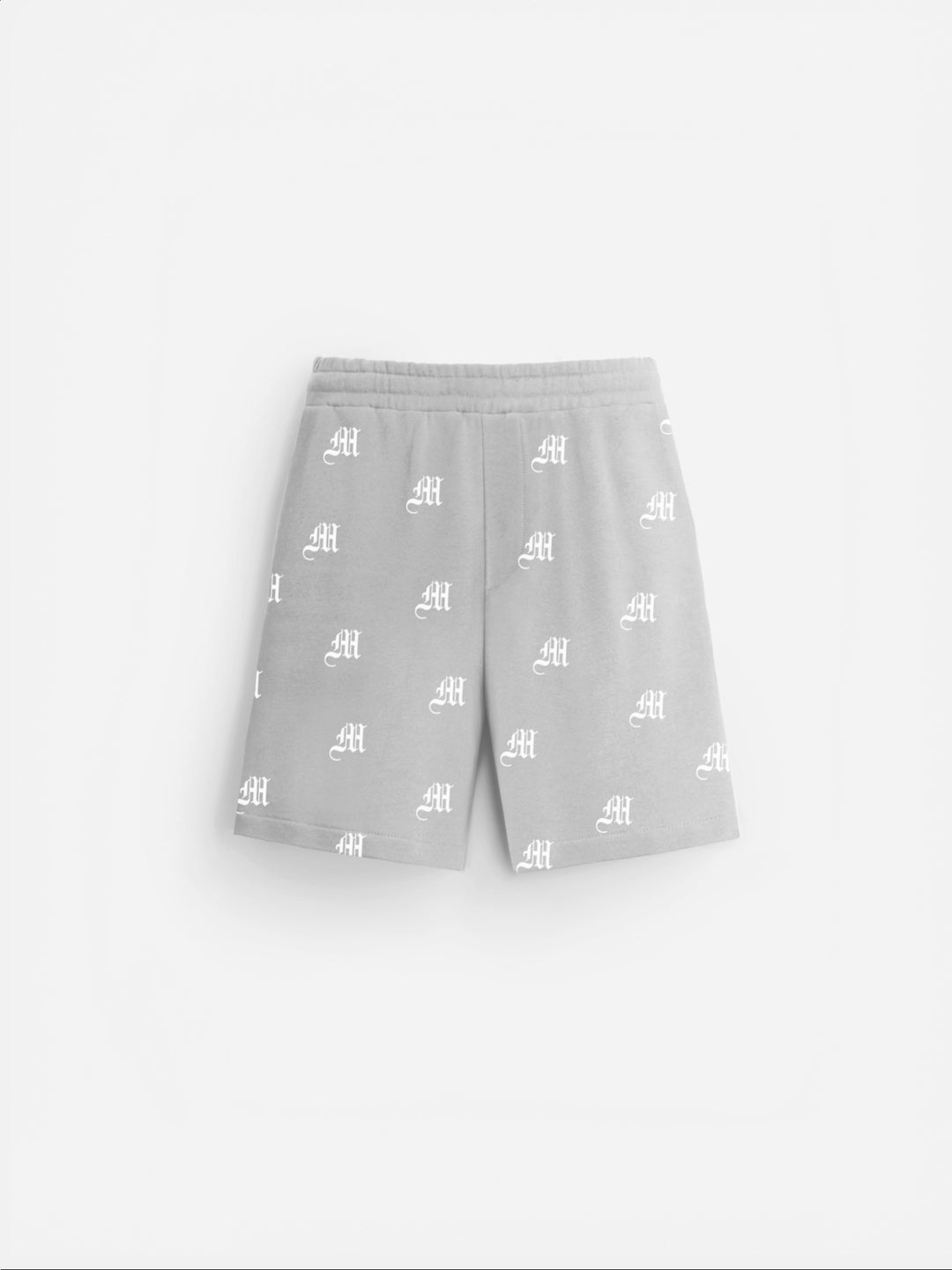 Loose Fit Initial Shorts - Grey